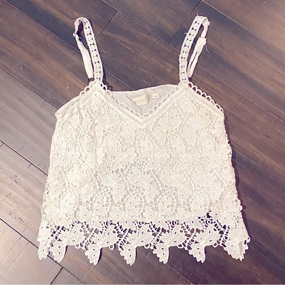 ALTAR’D STATE | butterfly lace embroidered tank top - Picture 2 of 5